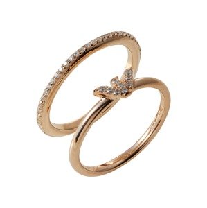 Emporio Armani Ring  rózsaszín arany / átlátszó