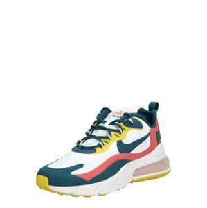 Nike Sportswear Rövid szárú edzőcipők 'Air Max React'  piros / sárga / smaragd / fehér