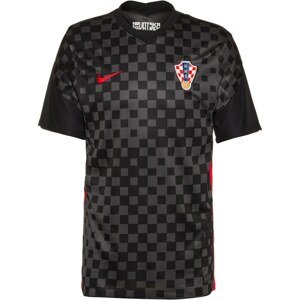 NIKE Mezek 'Croatia 2020 Stadium Away'  fekete / fehér / szürke / piros