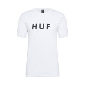 HUF Póló 'Essentials'  fehér / fekete