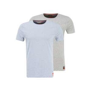 Superdry Trikó és alsó póló  világoskék / szürke / fehér