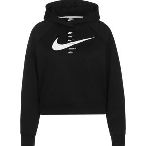 Nike Sportswear Tréning póló 'Swoosh'  fehér / fekete