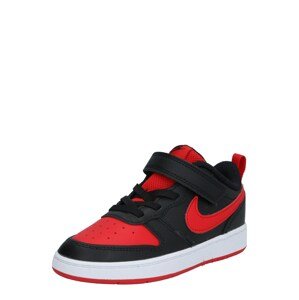 Nike Sportswear Sportcipő 'Court Borough Low 2'  fekete / piros