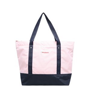 Tommy Jeans Shopper táska  fekete / rózsaszín