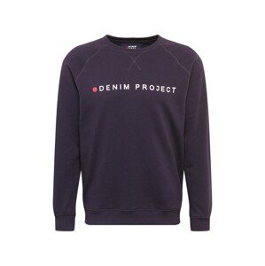 Denim Project Tréning póló  tengerészkék / fehér