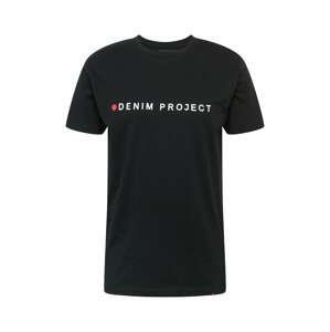 Denim Project Póló  fekete / fehér