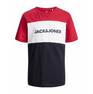 Jack & Jones Junior Póló  tengerészkék / piros / fehér