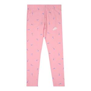 Nike Sportswear Leggings  világoskék / világos-rózsaszín / fehér