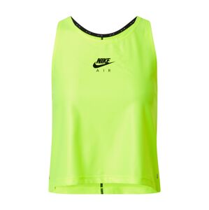 Nike Sportswear Top 'Air'  világos sárga / fekete