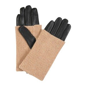 ONLY Handschuhe  fekete / bézs