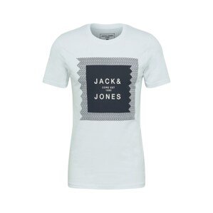 JACK & JONES Póló 'Cap'  fehér / grafit