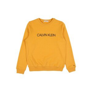 Calvin Klein Jeans Tréning póló 'INSTITUTIONAL LOGO'  sárga