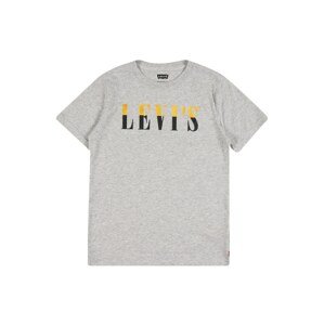 LEVI'S Póló  szürke melír / sárga / fekete