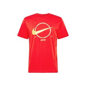 Nike Sportswear Póló  arany / piros