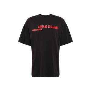 ARMANI EXCHANGE T-Shirt '6HZTKA'  piros / fekete