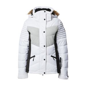 Superdry Snow Kültéri kabátok  fehér / világosszürke / fekete