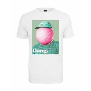 Mister Tee Póló 'Golf Gang'  fehér / rózsaszín / zöld / menta / piros