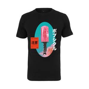 Mister Tee Póló 'Japanese Ice'  jáde / rózsaszín / rozsdavörös / fekete / fehér