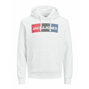 JACK & JONES Tréning póló  tengerészkék / piros / fekete / piszkosfehér