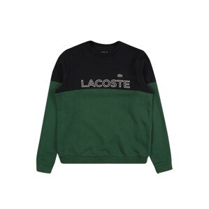 LACOSTE Tréning póló  fehér / zöld / fekete