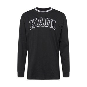 Karl Kani Póló 'Serif'  fehér / fekete