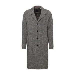 Tommy Hilfiger Tailored Átmeneti kabátok 'HERRINGBONE'  szürke / fekete