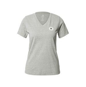 CONVERSE T-Shirt  szürke melír / fehér