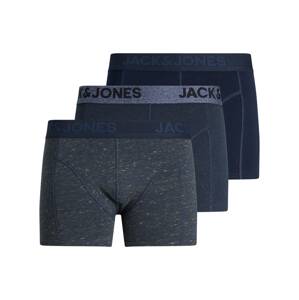 JACK & JONES Boxeralsók 'James'  tengerészkék / éjkék / ultramarin kék / kék melír