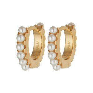 OHH LUILU Fülbevalók 'Pearl Earrings'  gyöngyház-fehér / arany
