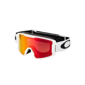 OAKLEY Sportszemüveg 'Line Miner'  piros / fehér