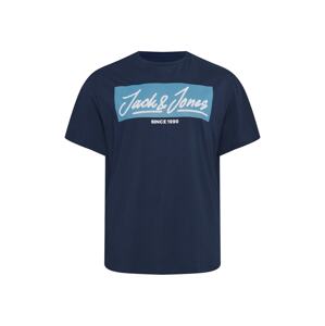 Jack & Jones Plus T-Shirt 'FLEXI'  tengerészkék / kék