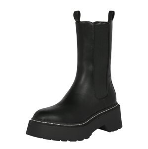 Missguided Stiefel 'PULL ON'  fekete