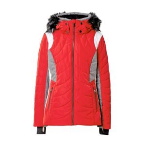 LUHTA Kültéri kabátok 'EMBOM'  piros / szürke melír / fehér