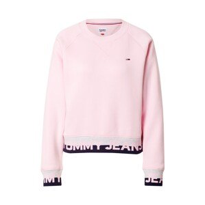 Tommy Jeans Tréning póló  sötétkék / szürke / rózsaszín