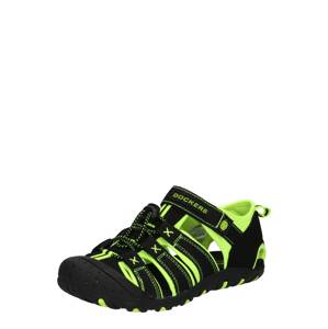 Dockers by Gerli Nyitott cipők  fekete / neonsárga