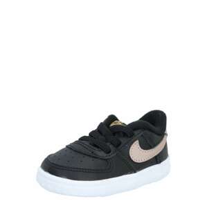 Nike Sportswear Sportcipő 'Force 1 Crib'  arany / fekete / púder