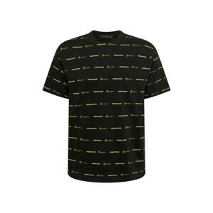 Mennace Shirt  fekete / neonsárga