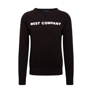 Best Company Pulóver  fekete / fehér