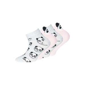 EWERS Socken  szürke / világos-rózsaszín / fekete / fehér