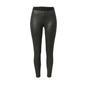 Calvin Klein Jeans Leggings 'Milano'  fekete / ezüstszürke