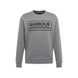 Barbour International Tréning póló  szürke melír / fekete