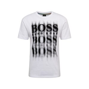 BOSS Casual Póló 'Tblurry 4'  fehér / fekete