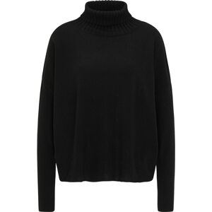 usha BLACK LABEL Oversize pulóver  fekete