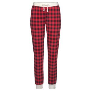 LASCANA Pizsama nadrágok  piros / fekete