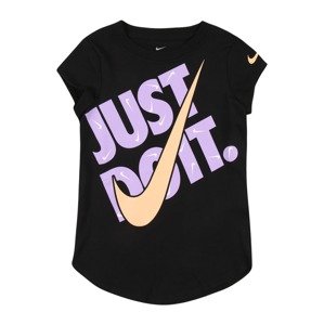 Nike Sportswear Póló  lila / sárgabarack / fekete