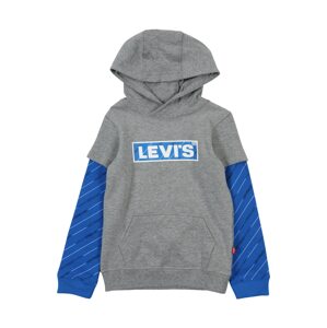 LEVI'S Tréning póló  szürke melír / kék / fehér