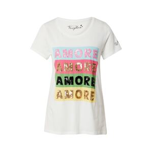 Frogbox Póló 'Amore amore'  fehér / vegyes színek