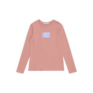 Calvin Klein Jeans Póló  fáradt rózsaszín / ezüst