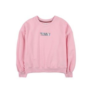 TOMMY HILFIGER Tréning póló  világos-rózsaszín / ezüst