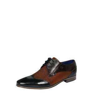 bugatti Fűzős cipő 'Morino'  konyak / sötétkék